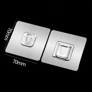 Strong Adhesive Plastic Snap Buttons Large Size Card Matching No Drilling Thickened Transparent No Trace Adhesive Fixation