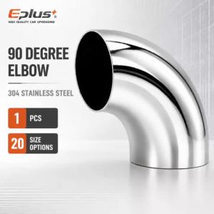 1 CÁI Ống Nối Khuỷu 90 Độ Đa Năng Bằng Thép Không Gỉ 304 Đánh Bóng Hàn Liền Dùng Cho Ống Xả Ô Tô Và Công Nghiệp