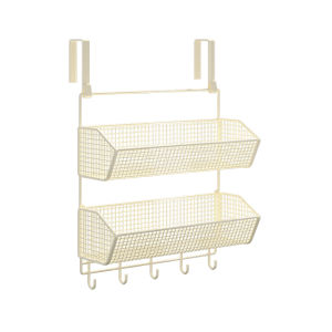 Over-the-Door Multilayer Hanging Storage Rack No Drilling Required