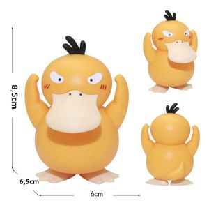 Bandai | Psyduck Pokemon PVC Mô Hình Búp Bê 8CM Handmade Anime Để Bàn Trang Trí Xe Trang Trí Sưu Tập Đồ Chơi Dành Cho Người Hâm Mộ Quà Tặng