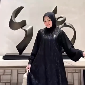 COD Dress Terbaru / Lunna Lace Dress / Bahan Ceruty apk Brokat / Dress Lebaran 2025 / Gamis Termurah