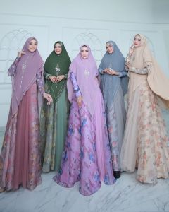 100% REALPIC Gamis Syari SHAQUENA Dress by Gallery Syarifah - REALPIC100%