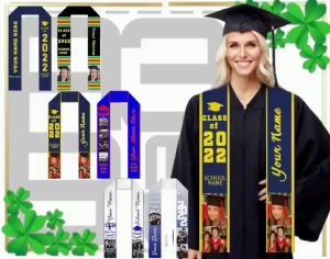 A3Bda | GRADUATION SASH | Sublimation Sash | Personalized Sash | Plain and Full Sublimation Sash