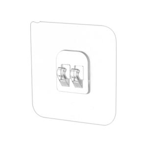 ไม้กางเกงเข็มขัดไม่มีรอย สายสแตนเลส รacks สำหรับติดผนัง บรรจุกล่อง 4 ชิ้น รั้วพลาสติก เครื่องมือจัดระเบียบสำหรับบ้าน