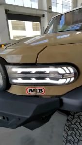 SNCN 2PCS 12V Car LED DRL Daylights For Toyota FJ Cruiser 2007 - 2020 2021 12V Yellow Turn Signal Indicator Daytime Running Light Fog Lamp