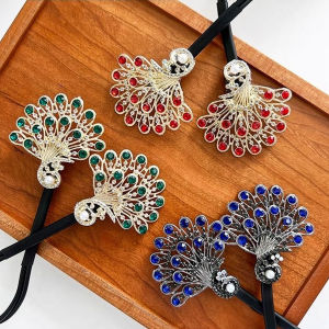 C.B.【Ready in Stock】 Retro Temperament Peacock Plate Hairpin Lazy Persons Hair Accessory Hair Styling Tool