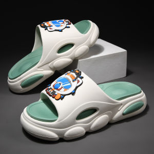 Mens Summer Thick Bottom Sandals Sports Anti-Slip Wear-Resistant Beach Slippers Comfortable Sensation Casual Slip-On Shoes