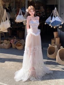 CHANGTONG | Resort Style Unique White Dress