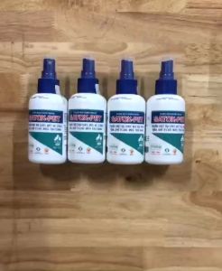Thuốc xịt Satox pet 100ml diệt ve ghẻ bọ chét chó mèo diệt ruồi muỗi kiến gián. an toàn mùi thơm tự nhiên. Thú y Trường Thịnh