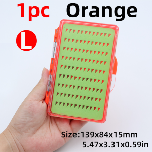 1pc Ultra Thin Fishing Fly Box Storage Box Case for Micro Flies Midge Nymphs Fly Fishing Lure Container Tackle Pesca