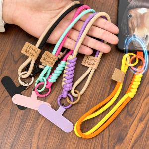 Braided Phone Lanyard Cellphone Case Phone Lanyard Adjustable Cell Phone Hand Wrist Lanyard Multifuctional Cellphone Camera Rope Strap