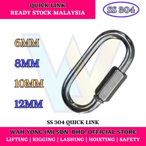 STAINLESS STEEL 304 QUICK LINK (6MM - 12MM)