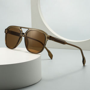 New Retro Acrylic Insert Square Frame Sunglasses Driving Sunglasses Mens Cross-Border Large Frame Glasses 28007