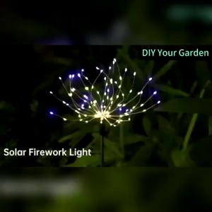 60/150/240/320LEDs Solar Fireworks Lights Outdoor Waterproof LED Fairy light Garden Christmas lights for Party Wedding Decoration
