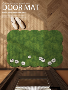 YINSHANG | Luxurious High-end Slip-resistant Doormat Green
