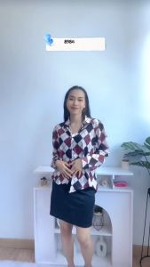 [Basica Moda] 8584 Atasan Top Baju Kemeja Wanita Burchelli Chiffon Import