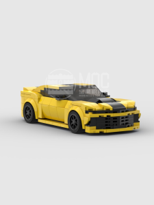 Creative Domestic Stress Relief Muscle Car MOC Speed8 Grid High Difficulty Male Car Building Blocks Chinese Production