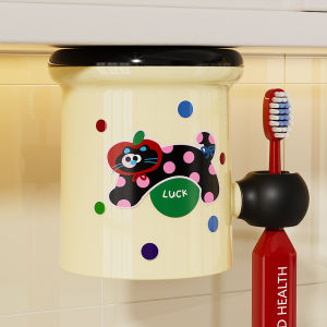 Giá Để Bàn Đựng Kẹo Răng Treo Tường Không Cần Đục Lỗ Giá Để Kẹo Răng Điện Từ Tính Cốc Đựng Nước Súc Miệng Giá Để Đồ Dùng Vệ Sinh Cá Nhân