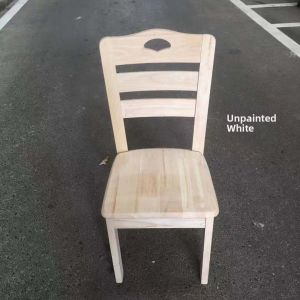 Oak Solid Wood Dining Chair With Back Support