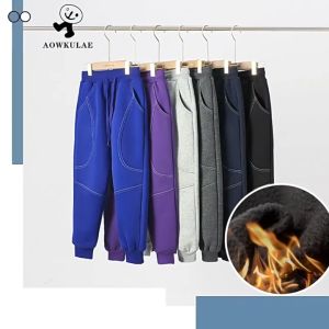 Quần nỉ lông cừu bé trai 25-45kg Mamdadkids và AKL quần nỉ lót lông cho bé 5 tuổi đến 14 tuổi