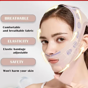Face Shaping Band Massage Strap Provides Relaxing Facial Massage Lifting Targets Cheeks Jawline Nasolabial Lines Home Facial Care Tool