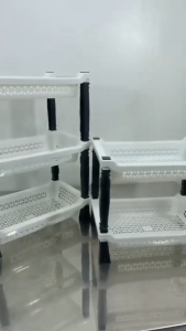 704 Mini Rack 3J Plasticworld Ecoware (2 sizes) - White