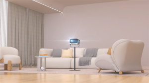 Salange Mini Portable Projector 4K - Smart Projector with Built-in Apps WiFi 6BT5.416000Lumen High brightness Movie HD Home Cinema