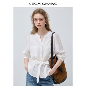 VEGA CHANG | Bộ Áo Thun V-Neck Phù Hợp Đa Năng từ Vải Lyocell Thu 2026