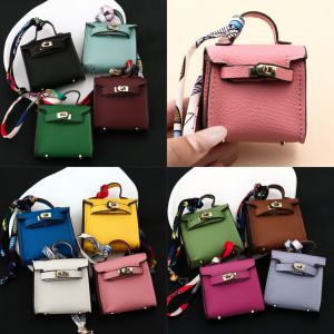 Móc Khóa Túi Mini Dành Cho Nữ Có Khăn Quàng Cổ Da Giả Chất Lượng Cao Mặt Dây Chuyền Túi Xách Thời Trang Nhỏ Dành Cho Cuộc Sống Hàng Ngày Mua Sắm Và Hẹn Hò