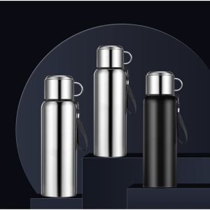 800ml/1500ml Stainless Steel 316 Termos Cangkir Pegangan Gelas Cangkir berinsulasi baja penuh berkapasitas besar