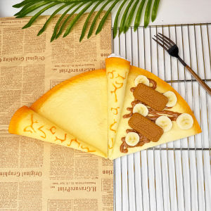 เครปจำลองทำด้วยมือปรับแต่งได้รุ่นเครปอาหารอาหารปลอมเครปอุปกรณ์ตกแต่งห้องครัว/อุปกรณ์ประกอบฉากการถ่ายภาพ/อาหารประกอบฉาก