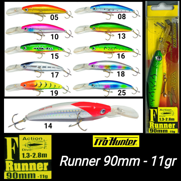 Umpan Minnow Pro-Hunter RUNNER 90mm-11gr Lazada Indonesia