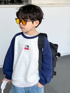 Pants For Kids Boys Vintage Ripped Jeans Loose Wide-leg Pants Korean Version Casual Straight Long Pants
