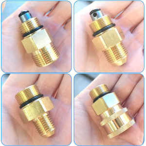 Bộ Ống Nước Phun Áp Suất Siêu Cao AAA Bằng Đồng Đầu Nối Ống Nước Ốc Vít Răng Bít Kín Phụ Kiện Ống Nước Phun Rửa Xe