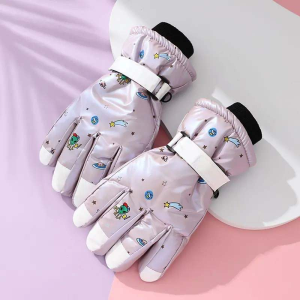 ♥️🇸🇬 Winter gloves for kids 7 to 15 years old (Blue Pink Yellow). Kids ski gloves kids winter gloves children ski gloves children winter gloves