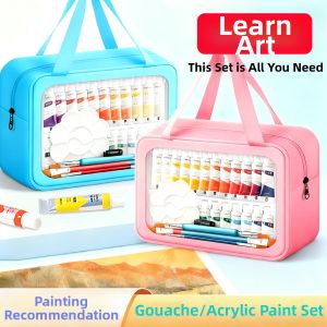 deli | Comprehensive Student Creative Drawing Art Paint Set Portable