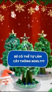 Cây Thông Noel Thần Kỳ Để Bàn Tự Nở Hoa Tuyết - Mideer Magic Christmas Tree - Quà Giáng Sinh 2024 Cho Bé Từ 6 Tuổi