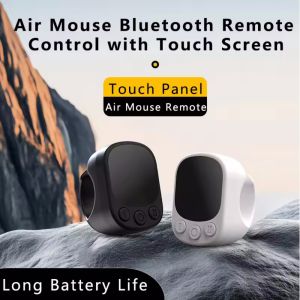 Wireless Bluetooth Ring Mouse With Touch Screen Remote Control Lightweight for Tiktok YouTube Air Mice For iOS Android Tablet