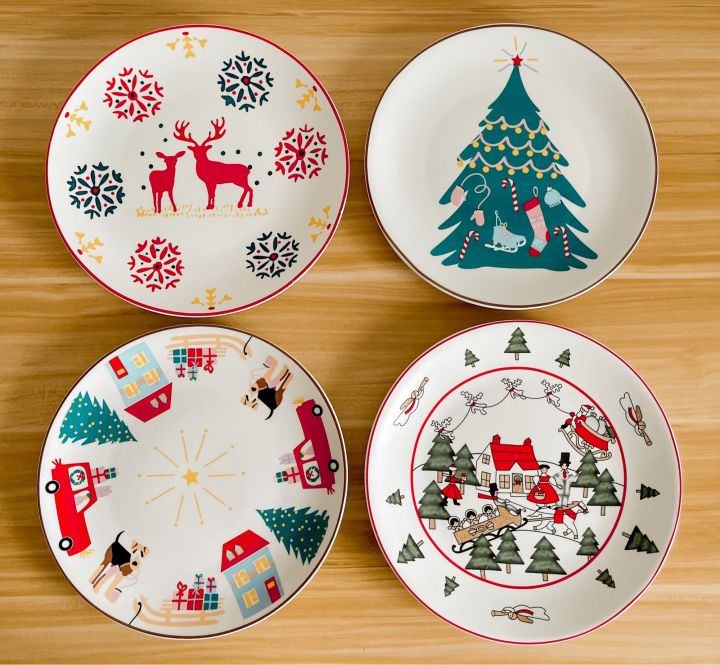 Christmas hotsell plates sale