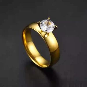 2026 Simple Stainless Steel Smooth Circles Rings For Women Men Fashion Jewelry Valentines Day Gifts Wholesale Size 6-12
