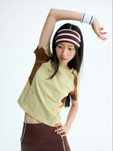JNXS | Cool and Elastic Color Block Fitness T-Shirt