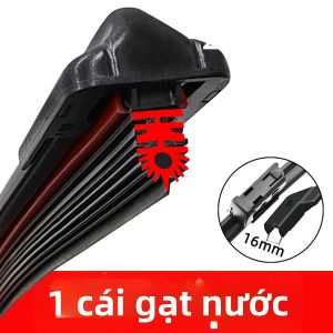 Phụ Kiện Bàn Chải Gạt Nước Kính Chắn Gió Ô Tô 11 Lớp Cao Su Dành Cho Giao Diện 16mm Phù Hợp Phổ Thông Cho Kính Chắn Gió 13-26 Inch