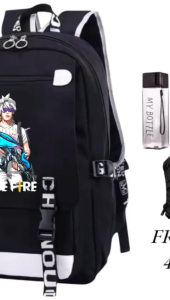 Tas Ransel Anak Sekolah Laki Laki Sd Smp Fashion 4in1 FF RS 0131 Ransel Cowo Paket Murah