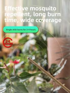 MONLEYTA | Strong Outdoor Mosquito Repellent Incense Stick For Courtyard Garden Fishing Camping Balcony Use Home Essential Bug Zapper