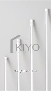 KIYO Tongkat Fleksibel Gorden Kolong Dapur Batang Multifungsi / Tiang Jendela Tanpa Paku Holden Pipa Ajaib Tirai Tiang Kamar Mandi Serbaguna