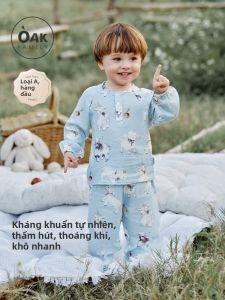 OAK FAMILY | Spring Kids Long Sleeve and Pants Pajama Set