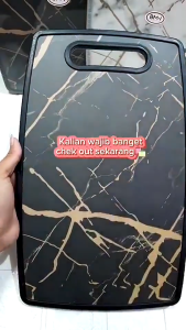 Talenan Marble Talenan rumah / talenan anti jamur / Talenan plastik marble marmer anti lengket TEBAL/talenan 2sisi belakang polos/Talenan Plastik Motif Marble Keramik anti lengkat kuat tebal Talenan Aesthetic