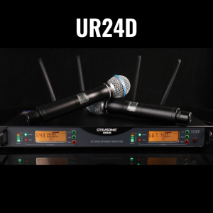GTSVSOMA™ แท้ UR24D ไมค์ ลอย ไร้ สาย UHF High-end ไมโครโฟน ไมล์ไร้สาย 450M ไมค์ลอย ไมโครโฟนไร้สาย AD4D ไมค์ลอยเสียงดี ความถี่ที่ปรับ wireless microphone 4เสาอากาศ การแสดงบนเวที ไมค์คาราโอเกะ ไมค์โลหะ อัพเกรด เยอรมนีนำเข้า