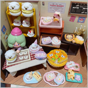 Gấu Dễ Thương Trang Trí Bánh Mô Hình Thực Phẩm Thu Nhỏ Chó Mèo Trị Lý Tưởng Cho Trang Trí Tiệc Sinh Nhật Và Người Thu Thập