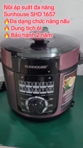 Nồi áp suất 6 L Sunhouse SHD1657